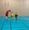 UGGI spiller fotball med de yngste på juleavslutningen