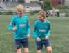 Sebastian og Jens Petter (G10) på fjorårets første seriekamp